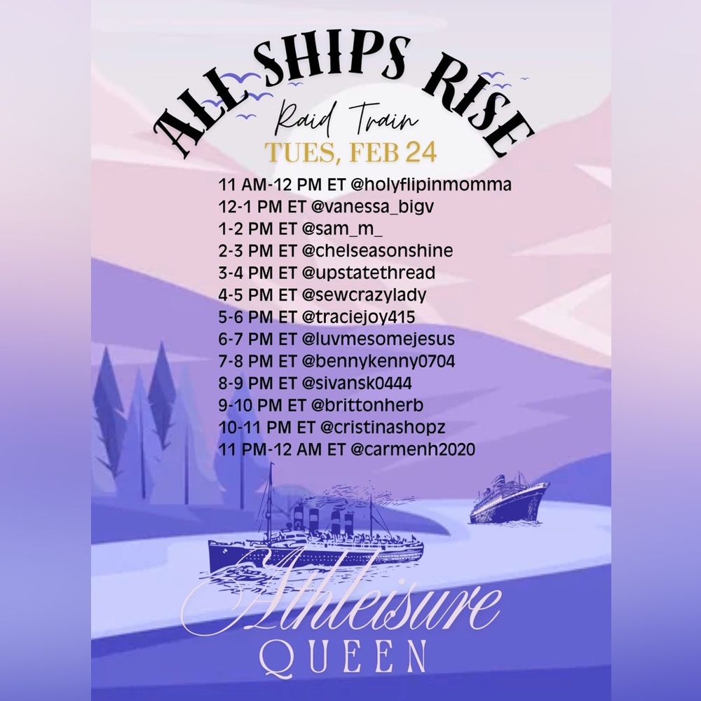 ✨🛳️ All Ships Rise Raid Train 4/28! 🚂✨ - Picture 5 of 13